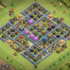 Town Hall Level 12 Farm Base Design 2026, Anti 3 Stars, Hybrid, Layout #3007