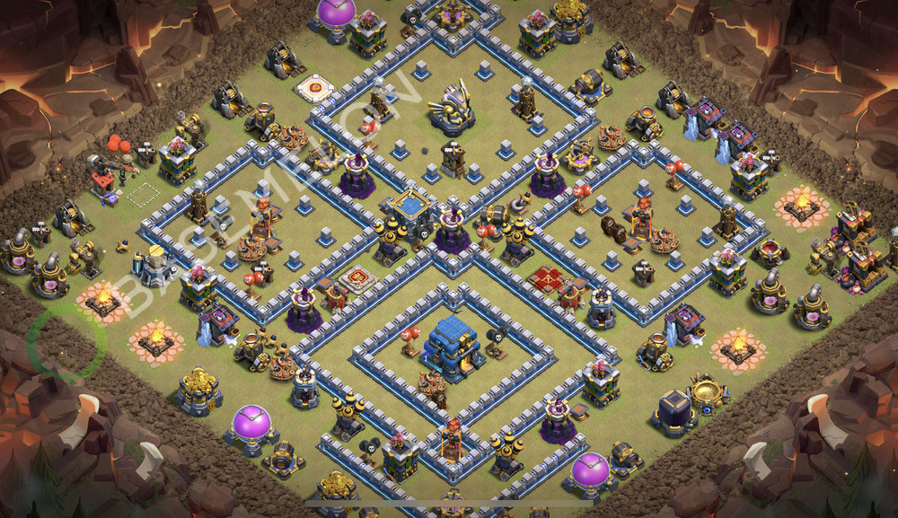 Town Hall Level 12 War Base Design 2026, Anti Everything, Layout #3067