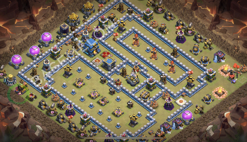 Town Hall Level 12 War Base Design 2026, Max Levels, Anti Everything, Layout #3069