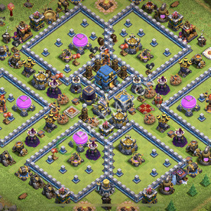 Town Hall Level 12 Farm Base Design 2026, Anti 3 Stars, Hybrid, Layout #3070