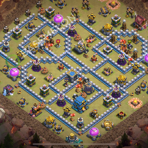 Town Hall Level 12 War Base Design 2026, Anti 3 Stars, Anti Everything, Layout #3197