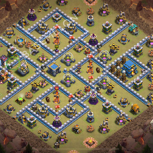Town Hall Level 12 War Base Design 2026, Anti 3 Stars, Anti Air, Layout #3323