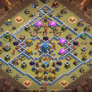 Town Hall Level 12 War Base Design 2026, Hybrid, Layout #3326
