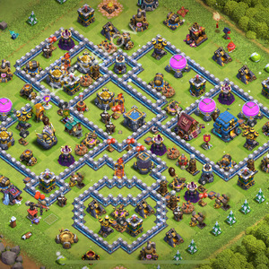 Town Hall Level 12 Farm Base Design 2026, Anti 3 Stars, Layout #3351