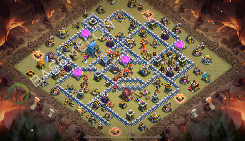 Town Hall Level 12 War Base Design 2026, Max Levels, Anti Everything, Layout #3458