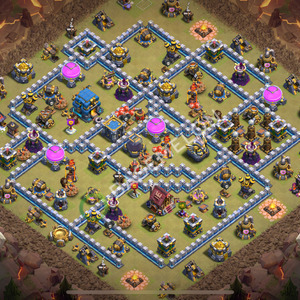Town Hall Level 12 War Base Design 2026, Max Levels, Anti Everything, Layout #3458