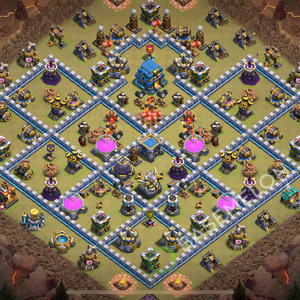 Town Hall Level 12 War Base Design 2026, Max Levels, Anti Everything, Layout #3508