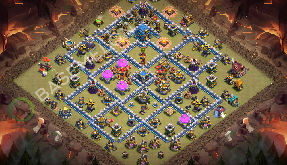 Hôtel de Ville Level 12 Guerre GDC Base  2026, Anti 3 Étoiles, Anti Aérien, Village #3639