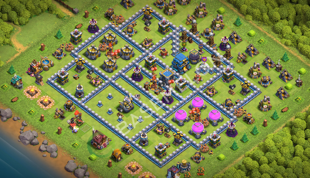 Town Hall Level 12 Farm Base Design 2026, Anti 3 Stars, Layout #3669