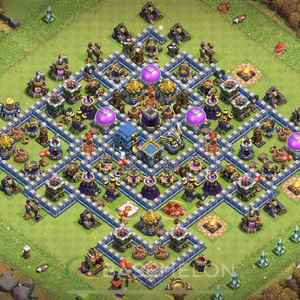 Town Hall Level 12 Trophy/Defense Base Design, Max Levels, Legend League, Layout #377