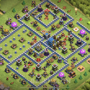 Town Hall Level 12 Farm Base Design, Anti 3 Stars, Layout #500