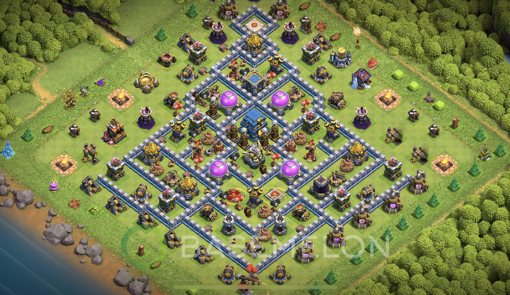 Town Hall Level 12 Farm Base Design 2024, Anti Air, Layout #549