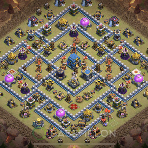 Town Hall Level 12 War Base Design, Legend League, Layout #645