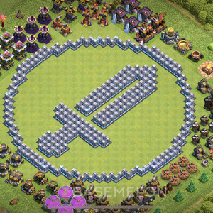 Town Hall Level 12 Progress Base Design, Layout #685