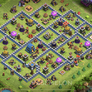 Town Hall Level 12 Farm Base Design, Anti Everything, Layout #796