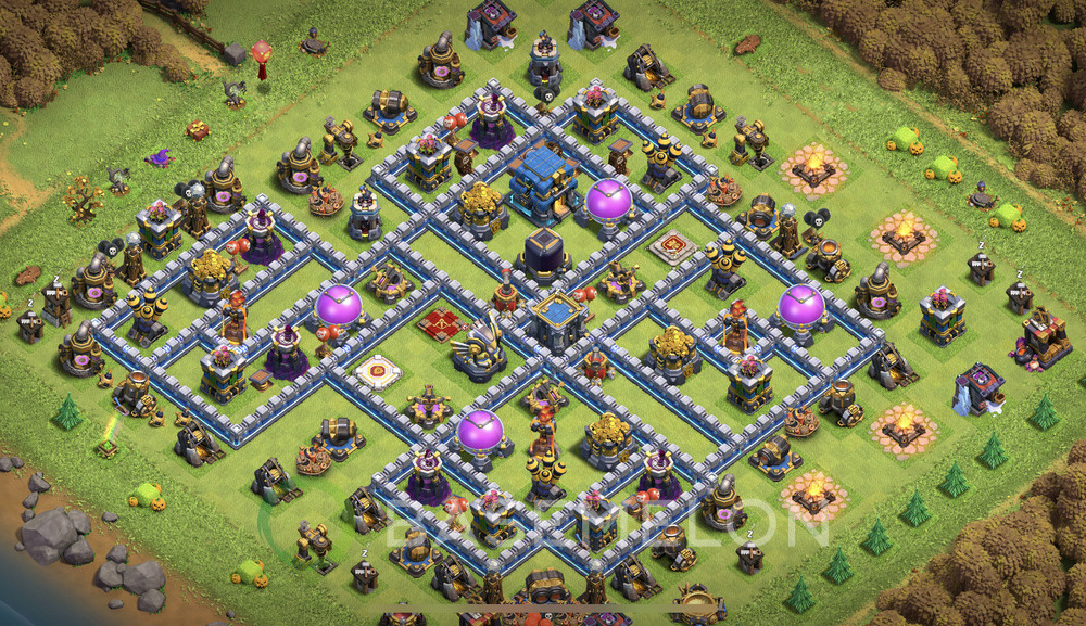 Town Hall Level 12 Farm Base Design 2024, Max Levels, Anti Everything, Layout #828