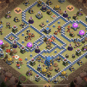 Rathaus Level 12 Krieg Base 2025, Layout #895