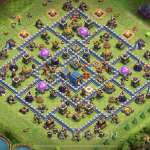Town Hall Level 12 Farm Base Design 2025, Anti 2 Stars, Layout #916