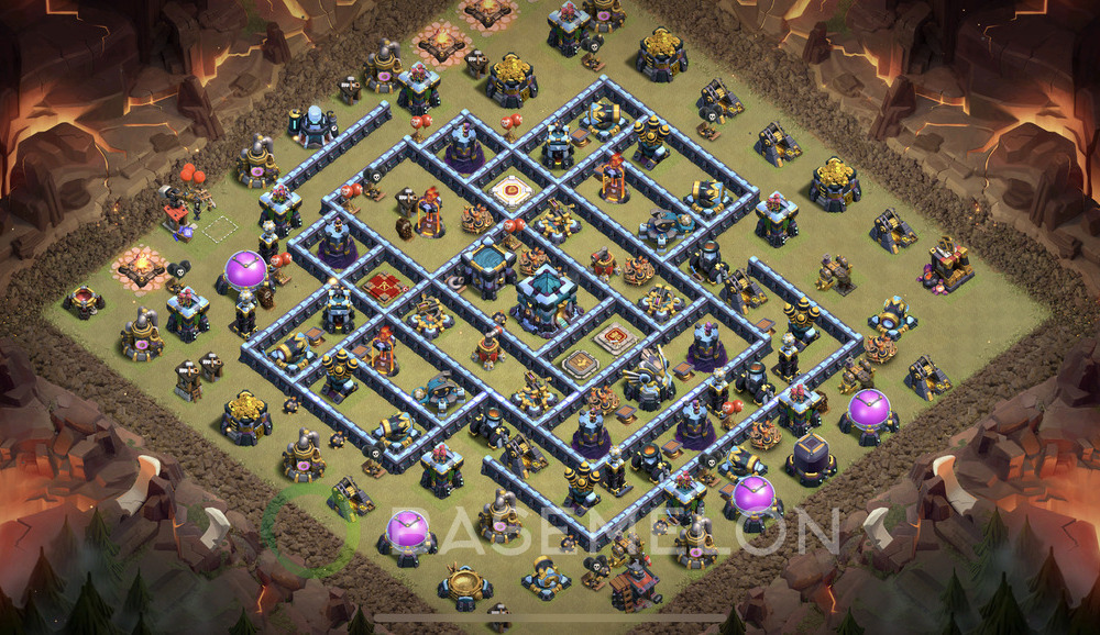 Town Hall Level 13 War Base Design 2024, Anti 2 Stars, Anti Everything, Layout #1094