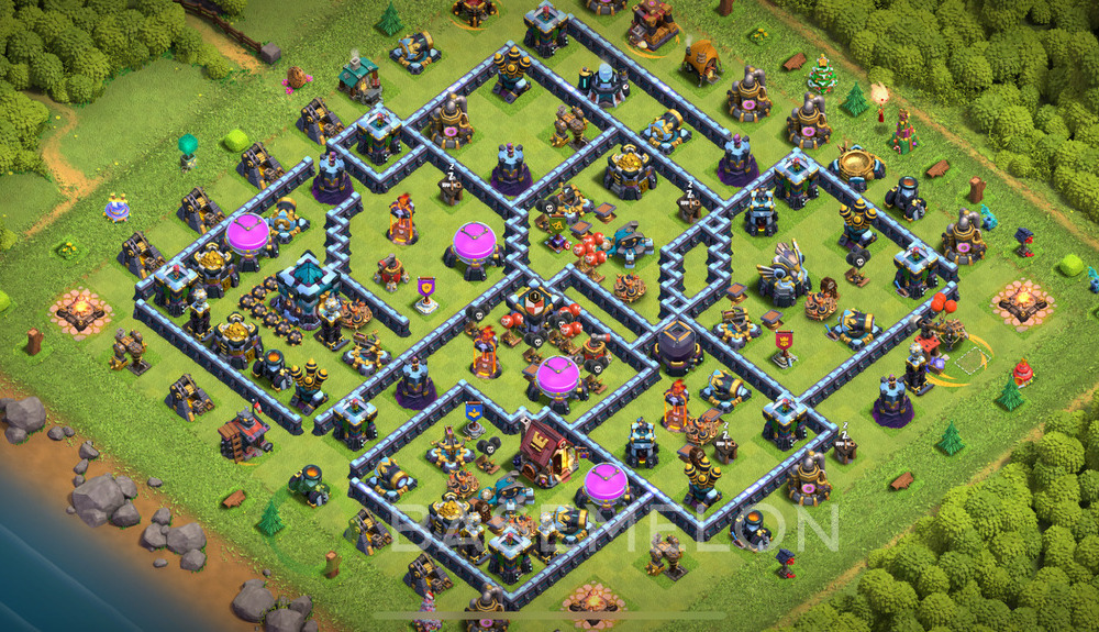 Town Hall Level 13 Farm Base Design 2025, Max Levels, Anti Everything, Layout #1134