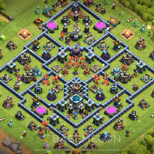 Rathaus Level 13 Farmen Base 2025, Legend Liga, Layout #1239