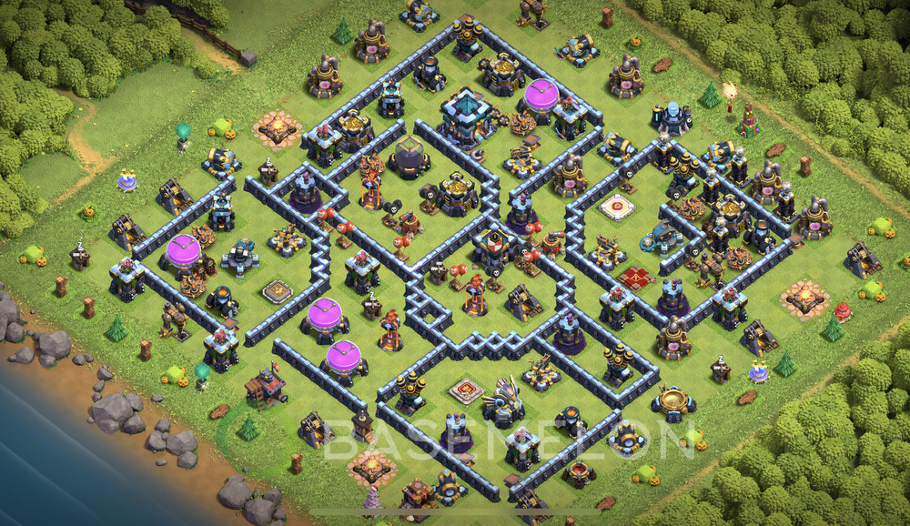 Town Hall Level 13 Farm Base Design 2025, Max Levels, Anti Everything, Layout #1294