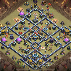 Rathaus Level 13 Krieg Base 2025, Anti Alles, Layout #1549