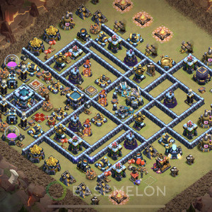 Rathaus Level 13 Krieg Base 2025, Anti Alles, Layout #1585