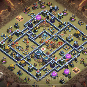 Rathaus Level 13 Krieg Base 2025, Anti Alles, Layout #1641