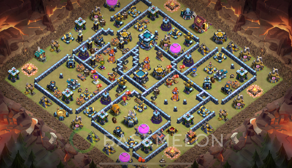 Town Hall Level 13 War Base Design 2025, Anti 3 Stars, Anti Everything, Layout #2021