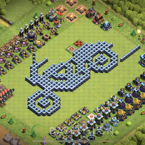 Rathaus Level 13 Progress Base, Layout #205