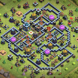 Town Hall Level 13 Farm Base Design 2025, Anti 3 Stars, Anti Everything, Layout #2075