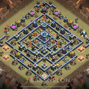 Town Hall Level 13 War Base Design 2025, Anti 2 Stars, Anti Everything, Layout #2100