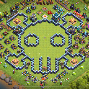 Town Hall Level 13 Progress Base Design, Layout #211