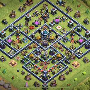 Town Hall Level 13 Farm Base Design 2025, Legend League, Hybrid, Layout #2155