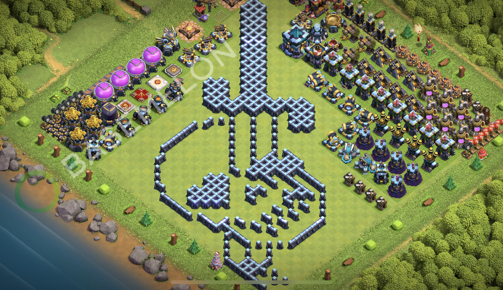 Rathaus Level 13 Progress Base 2025, Layout #2358