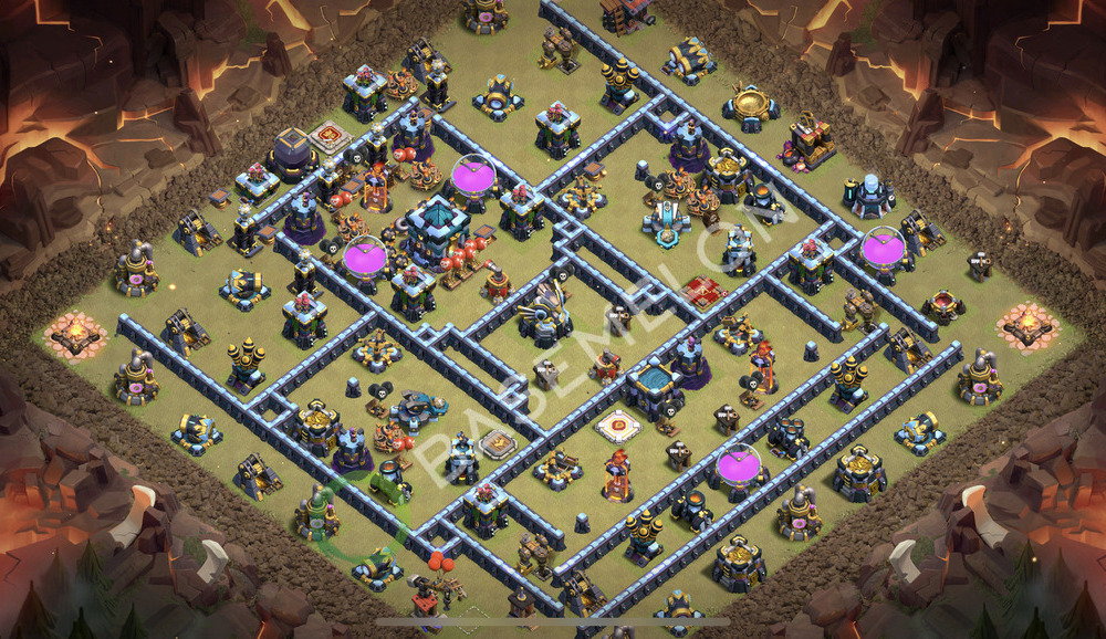 Town Hall Level 13 War Base Design 2026, Anti 3 Stars, Anti Everything, Layout #2519