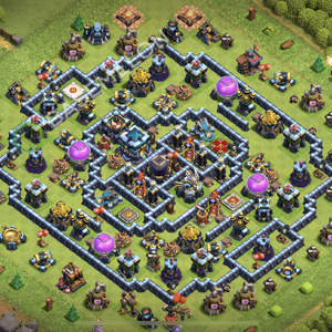 Town Hall Level 13 Farm Base Design 2026, Legend League, Hybrid, Layout #2572