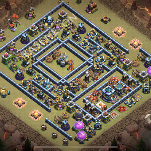 Town Hall Level 13 War Base Design 2026, Anti Everything, Layout #2581