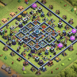 Town Hall Level 13 Trophy/Defense Base Design 2026, Anti 2 Stars, Legend League, Layout #2632