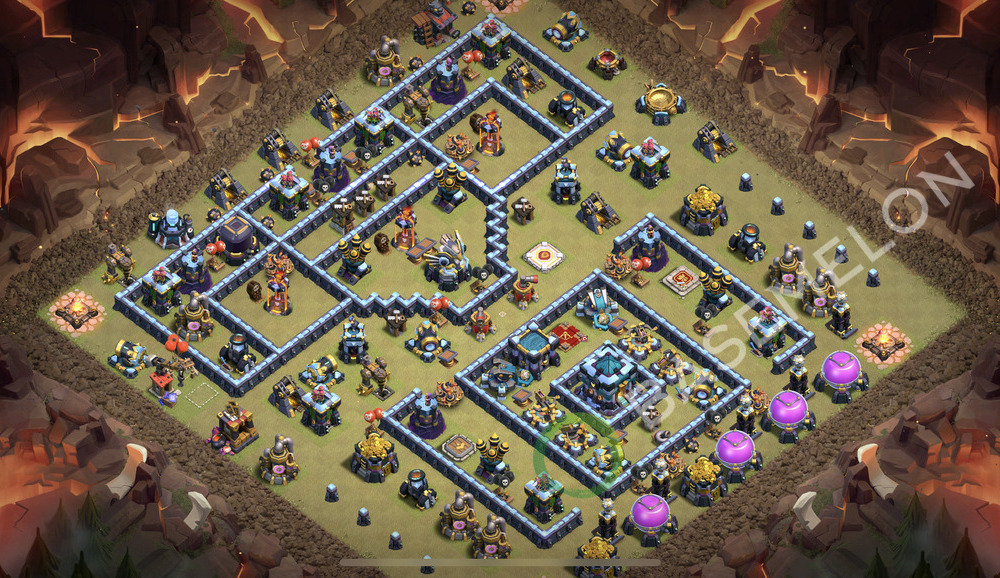 Town Hall Level 13 War Base Design 2026, Anti Everything, Layout #2710