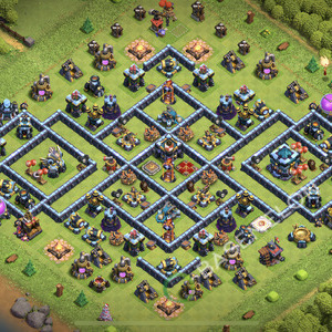 Aldea del Ayuntamiento Nivel 13 para Defensa, Anti 3 Estrellas, Anti Todo Diseño 2026, #2722