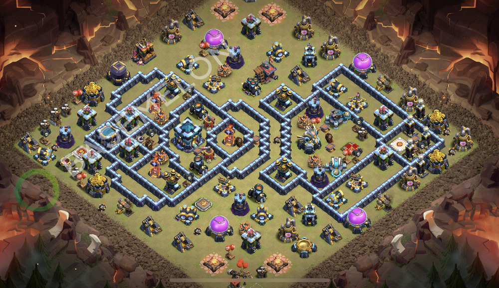 Town Hall Level 13 War Base Design 2026, Anti Everything, Layout #2764
