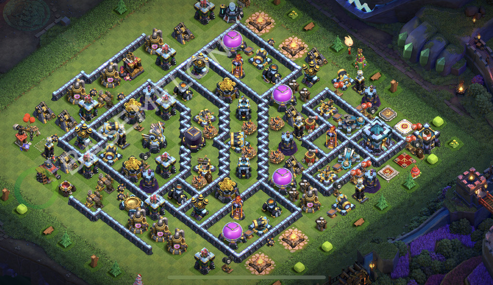Town Hall Level 13 Farm Base Design 2026, Anti Everything, Layout #2770