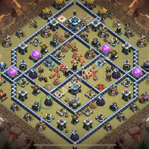 Town Hall Level 13 War Base Design 2026, Anti Everything, Layout #2799