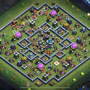 Town Hall Level 13 Farm Base Design 2026, Hybrid, Layout #2831