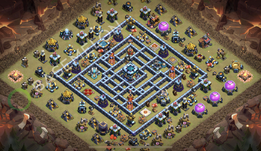Town Hall Level 13 War Base Design 2026, Anti 2 Stars, Anti Everything, Layout #2884