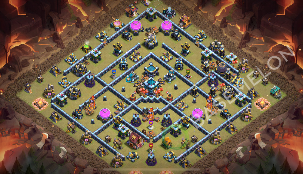 Town Hall Level 13 War Base Design 2026, Anti 2 Stars, Legend League, Layout #2920