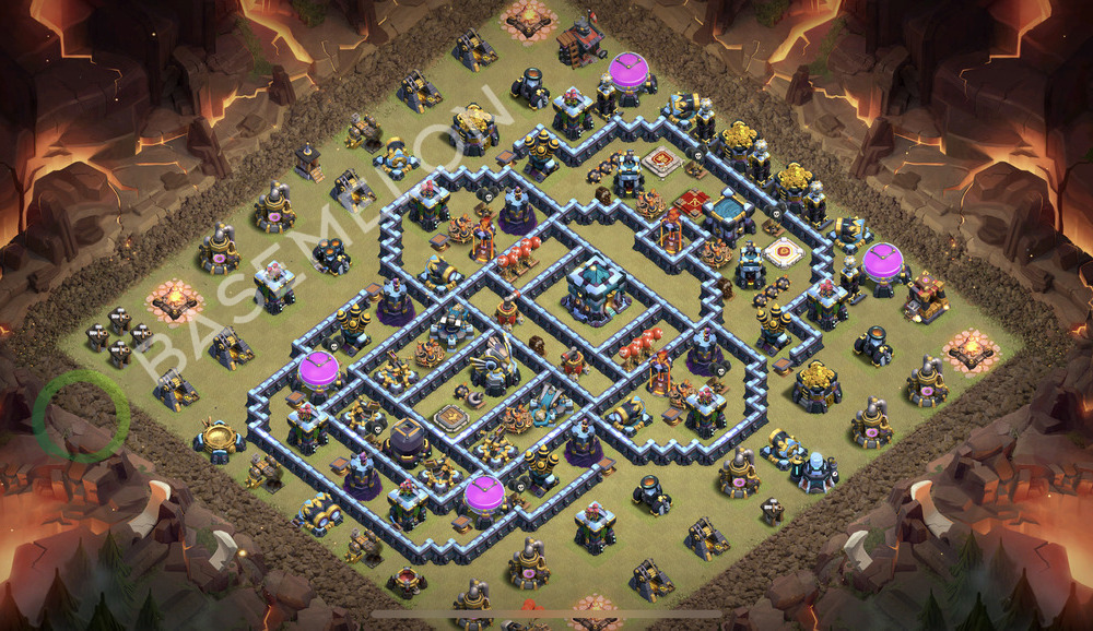 Town Hall Level 13 War Base Design 2026, Max Levels, Anti Everything, Layout #2947