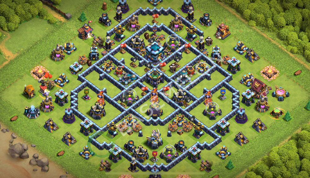 Town Hall Level 13 Farm Base Design 2026, Anti 3 Stars, Legend League, Layout #2955